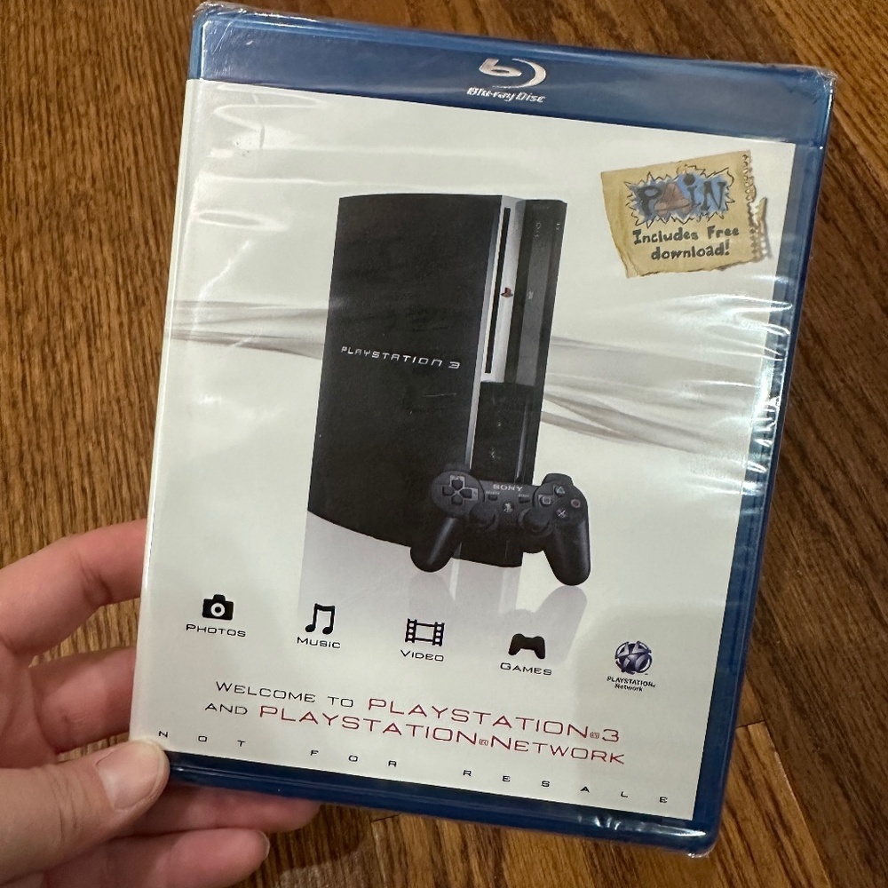 ! NEW SEALED Playstation 3 PS3 BLU-RAY Welcome Disc Tutorial CD